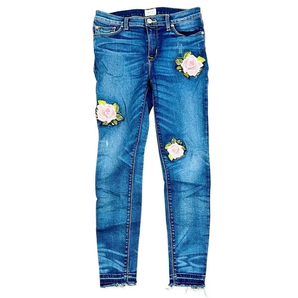 Hudson Nico Midrise Skinny Jean with Released Hem 28